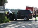 Aufräumarbeiten nach Verkehrsunfall in Dürnberg