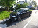 Aufräumarbeiten nach Verkehrsunfall