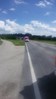 Aufräumarbeiten nach Verkehrsunfall