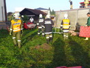 Verkehrsunfall mit Schweinetransporter
