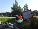 Verkehrsunfall mit Schweinetransporter