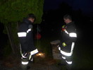 Pumparbeiten im Friedhof