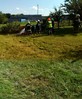 Brand eines Komposthaufens am Schwarzenbach