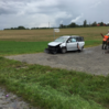 Verkehrsunfall beim Kreisverkehr