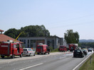 LKW-Brand auf Bundesstraße 141