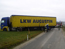 LKW-Bergung auf Hochstraße Richtung Ried