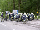 Schwerer VU auf B143 beim Kreuzholz