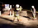 Erneut Aufräumarbeiten nach Verkehrsunfall