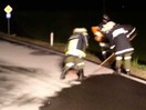 Erneut Aufräumarbeiten nach Verkehrsunfall
