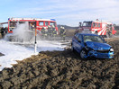 PKW Brand nach VU in Eberschwang