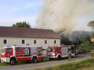 Vollbrand einer Scheune in Wanger