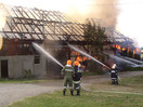 Vollbrand einer Scheune in Wanger