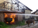 Vollbrand einer Scheune in Wanger
