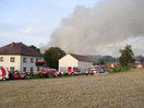 Vollbrand einer Scheune in Wanger