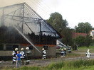 Vollbrand einer Scheune in Wanger