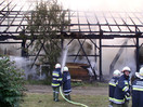 Vollbrand einer Scheune in Wanger