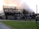Vollbrand einer Scheune in Wanger