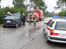 Ölspur und Verkehrsunfall auf B141