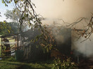 Gartenhüttenbrand in Langstadl