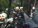 Gartenhüttenbrand in Langstadl