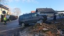 Verkehrsunfall Aufräumarbeiten B143
