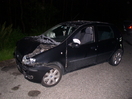 Aufräumarbeiten nach Verkehrsunfall auf B141 in Oberham