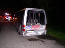 Aufräumarbeiten nach Verkehrsunfall auf B141 in Oberham