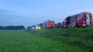 Verkehrsunfall Aufräumarbeiten