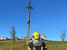 Brand Elektroanlage im Freien