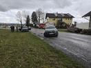Verkehrsunfall Aufräumarbeiten