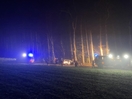 Verkehrsunfall Aufräumarbeiten