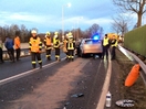 Verkehrsunfall Aufräumarbeiten