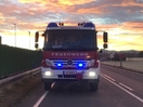 Verkehrsunfall Aufräumarbeiten