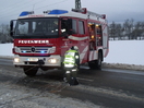 LKW-Bergung auf B141 nach Schneefällen