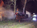 Holzstapelbrand in Wötzling