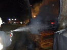 Holzstapelbrand in Wötzling
