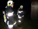 Holzstapelbrand in Wötzling