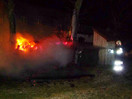 Holzstapelbrand in Wötzling