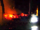 Holzstapelbrand in Wötzling