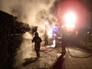 Heckenbrand durch Silvesterfeuerwerk in Gonetsreith