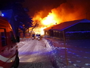 Brand eines Wirtschaftsgebäudes in Engersdorf