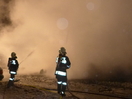 Brand eines Wirtschaftsgebäudes in Engersdorf