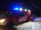 Brand eines Wirtschaftsgebäudes in Engersdorf