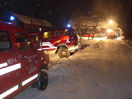 Brand eines Wirtschaftsgebäudes in Engersdorf