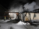 Brand eines Wirtschaftsgebäudes in Engersdorf