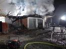 Brand eines Wirtschaftsgebäudes in Engersdorf