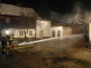 Brand eines Wirtschaftsgebäudes in Engersdorf