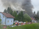 Brand eines Autoverwertungsbetriebes in Ried