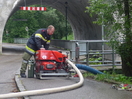 Brand eines Autoverwertungsbetriebes in Ried