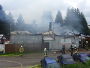 Brand eines Autoverwertungsbetriebes in Ried